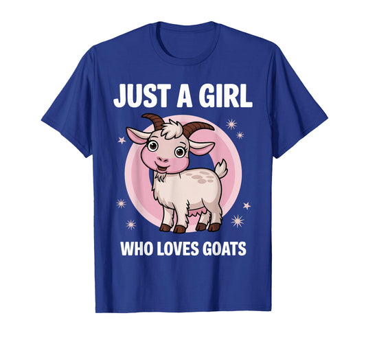 Cute Goat Art for Girls Women Kids Goat Farmer Goat Lovers T-Shirt