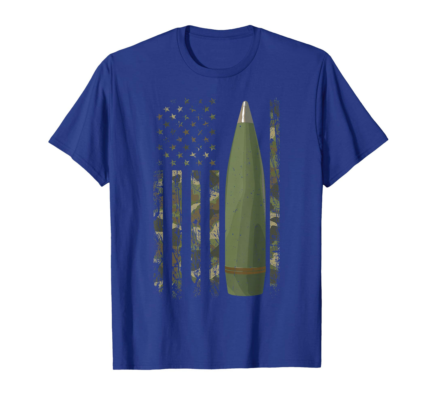 Field Artillery Officer American Flag T-Shirt