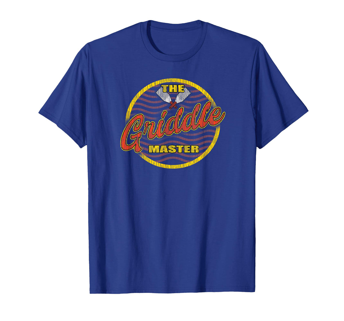 Griddle Master for Men King of the Flat Top Fathers T-Shirt