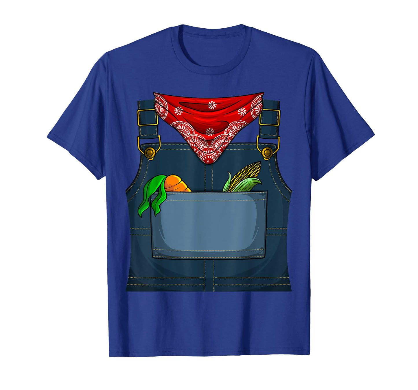 Cute Farmer Costume Halloween | Funny Simple Farming Gift T-Shirt