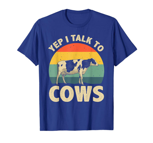 Cool Cow Design For Men Women Dairy Farmer Farming Cow Lover T-Shirt