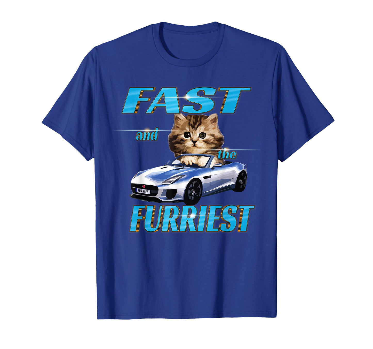Fast and the Furriest Cats in cars T-Shirt