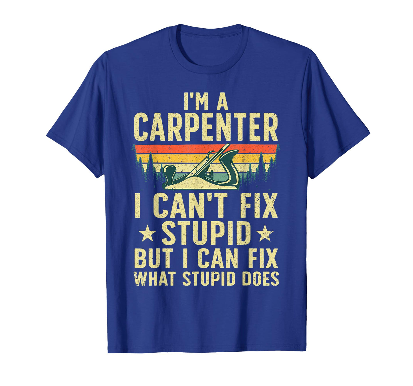 Cool Carpenter Art For Men Women Carpentry Tool Woodworker T-Shirt