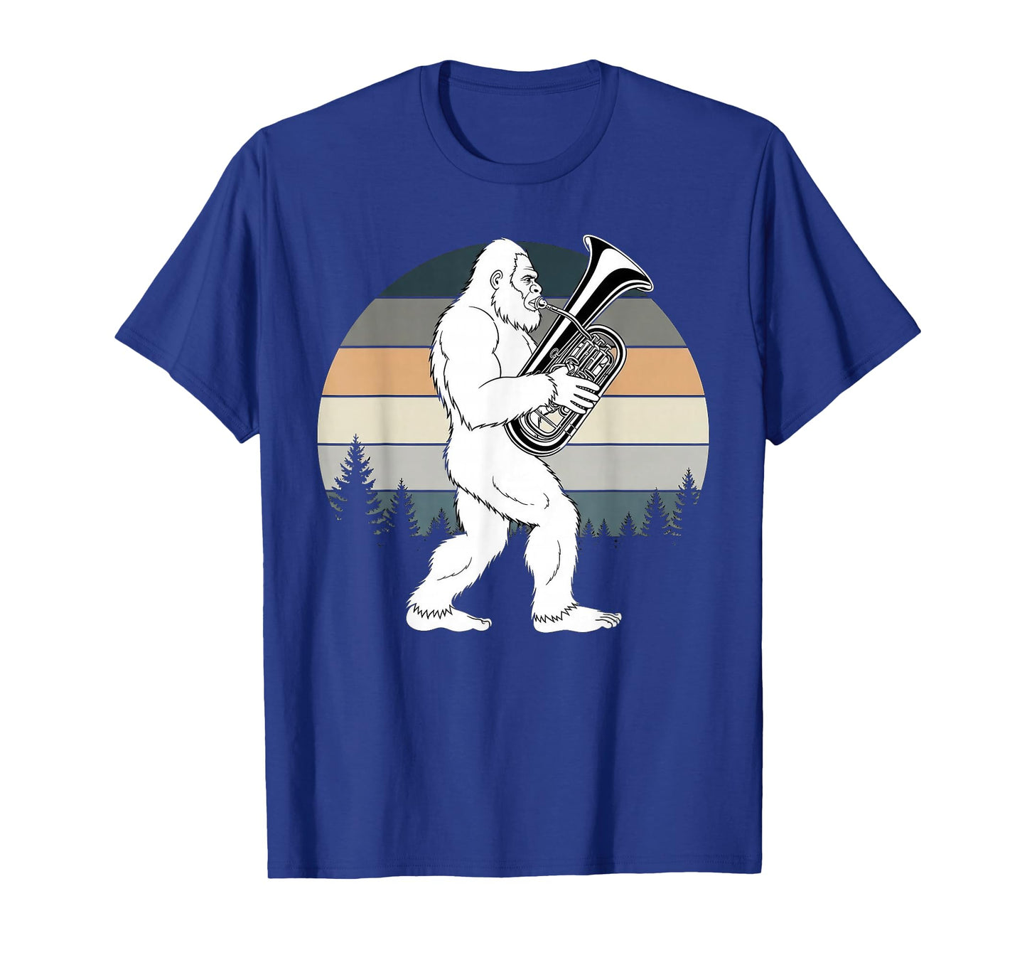 Bigfoot Euphoniumist Marching Band Baritone Euphonium T-Shirt