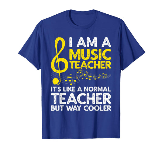 Cool Music Teacher Art For Men Women School Orchestra Coach T-Shirt