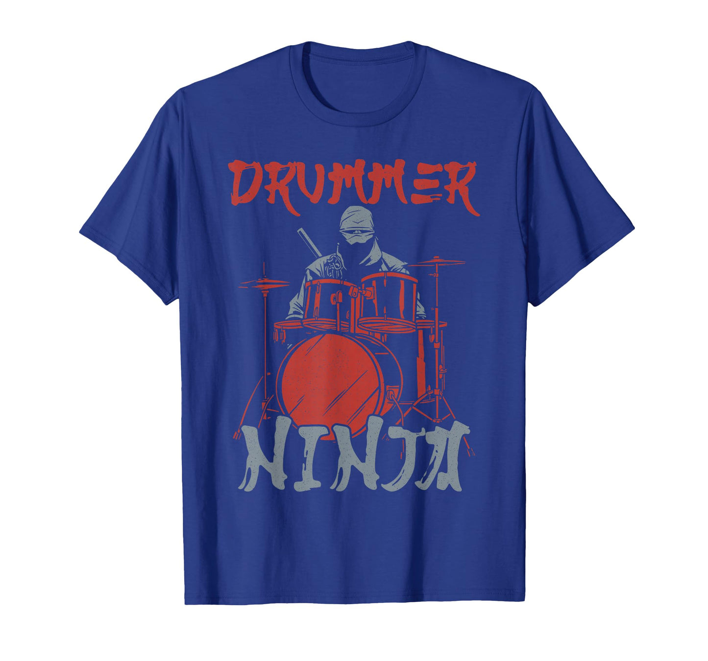 Drummer Drum Set Ninja Vintage Drummer Ninja T-Shirt