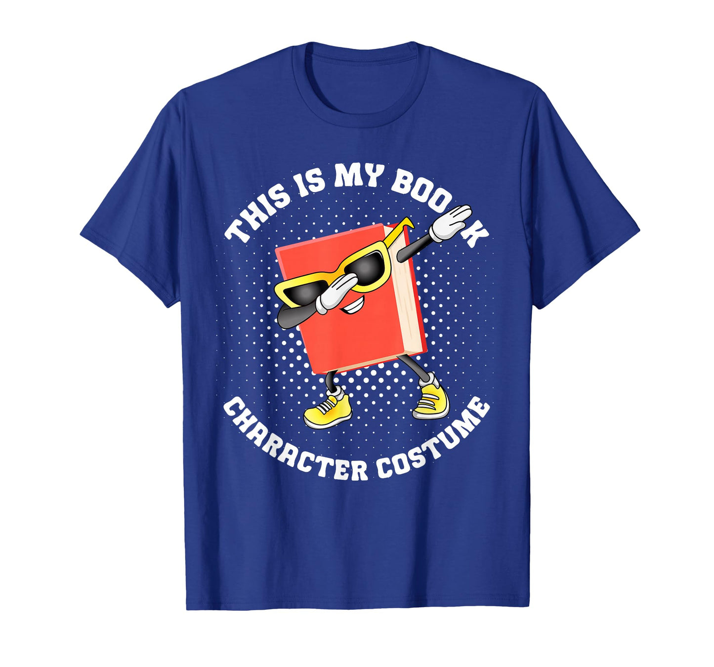 This is My Book Character Costume-Funny Dabbing Book Kids T-Shirt