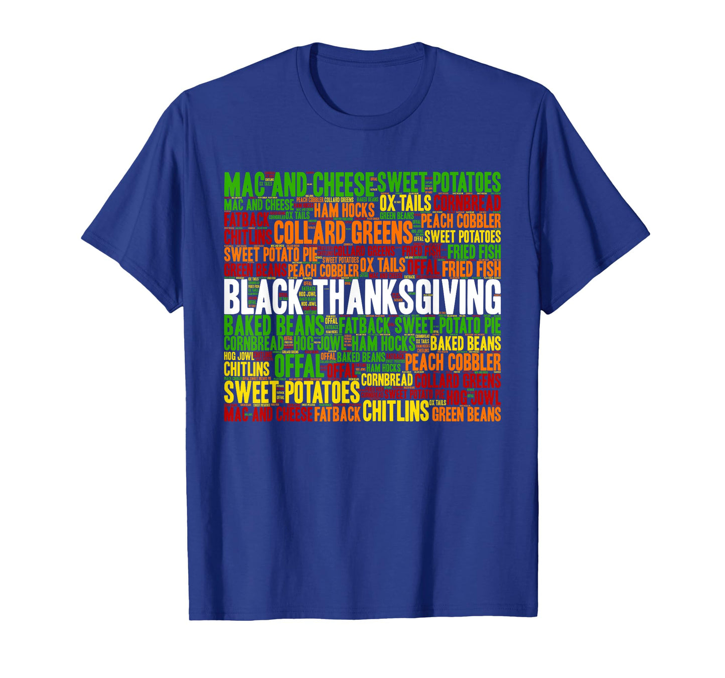 African American Thanksgiving Tradition Foods T-Shirt