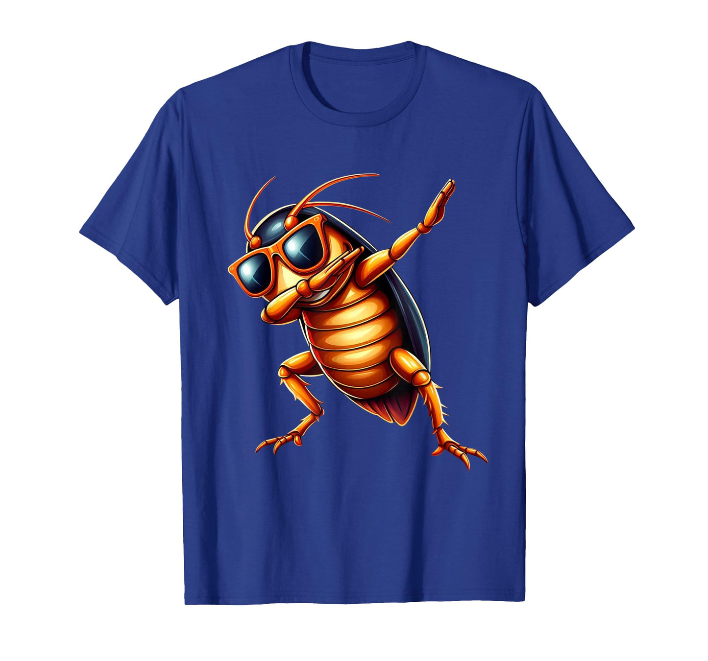 Dabbing Cockroach, Sunglasses Cockroach Animal, Fun Cartoon T-Shirt