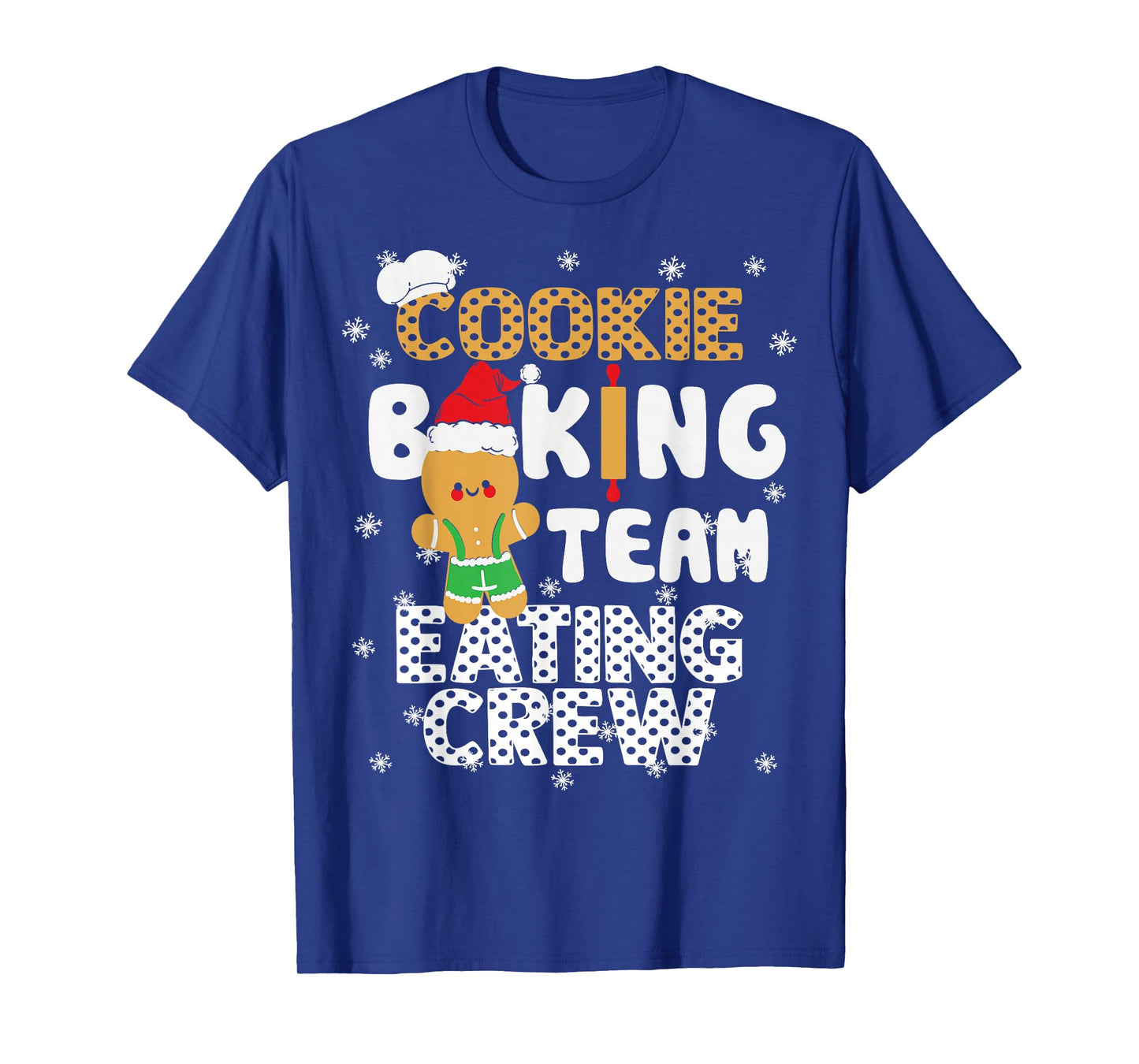 Bake Squad Christmas Cookie Baking Team Captain Eating Crew T-Shirt