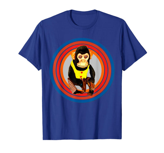 Cymbal Chimp Toy, Jolly Monkey With Cymbals Vintage Retro T-Shirt