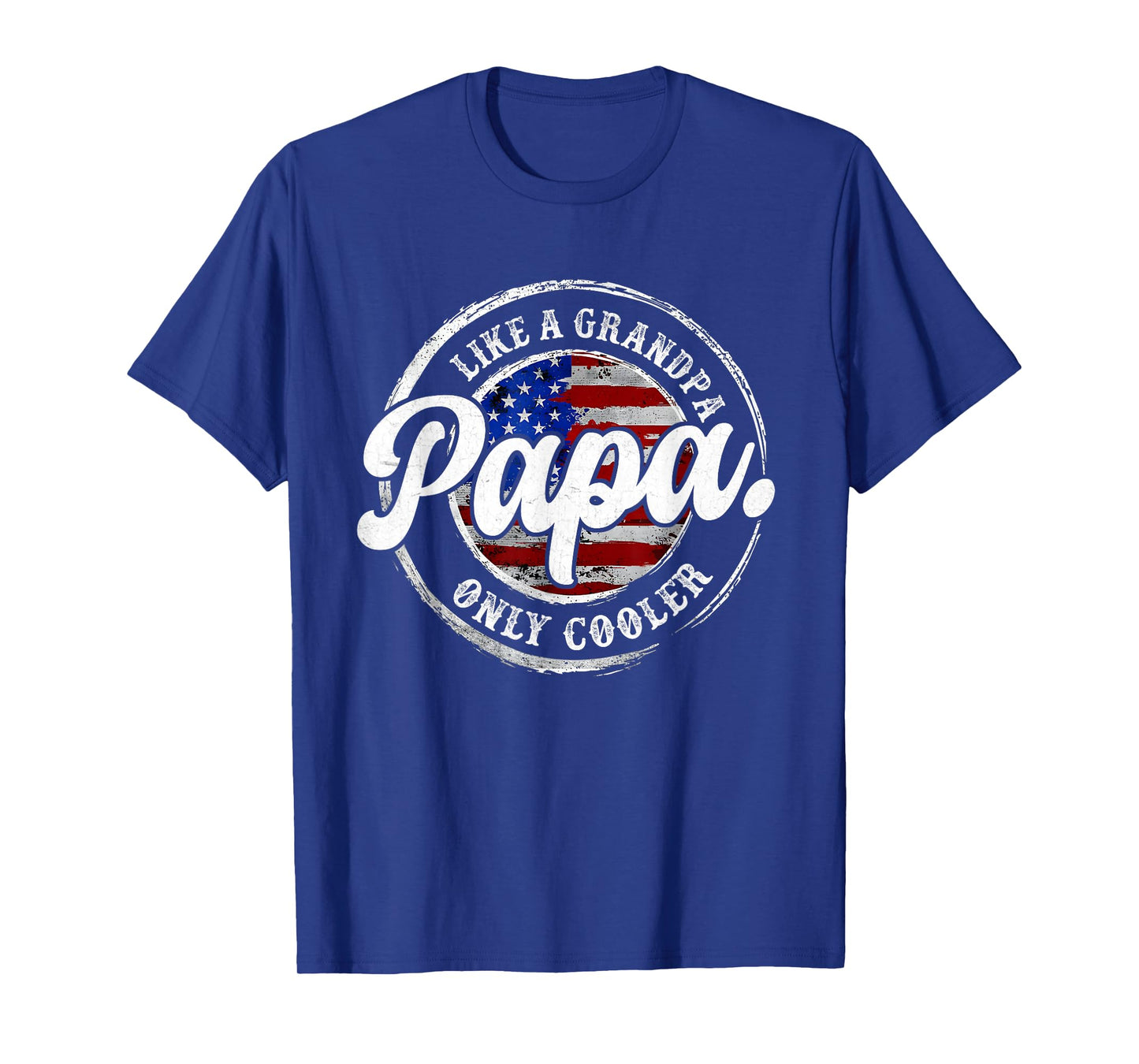 Papa Like A Grandpa Only Cooler for Grandpa from Grandkids T-Shirt