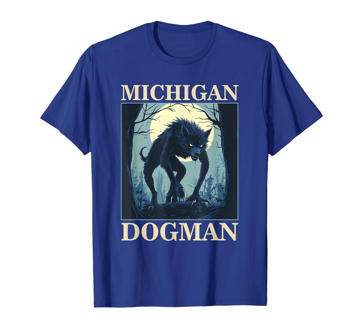 Michigan Dogman Woodland Folklore Canine T-Shirt
