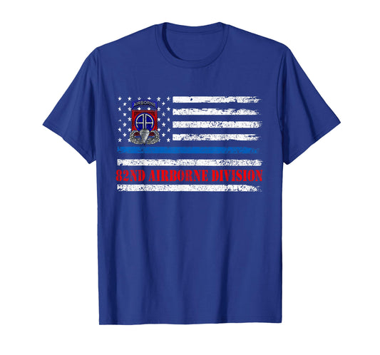 82nd Airborne Division Flag Tshirt, Veterans Day Gift T-Shirt