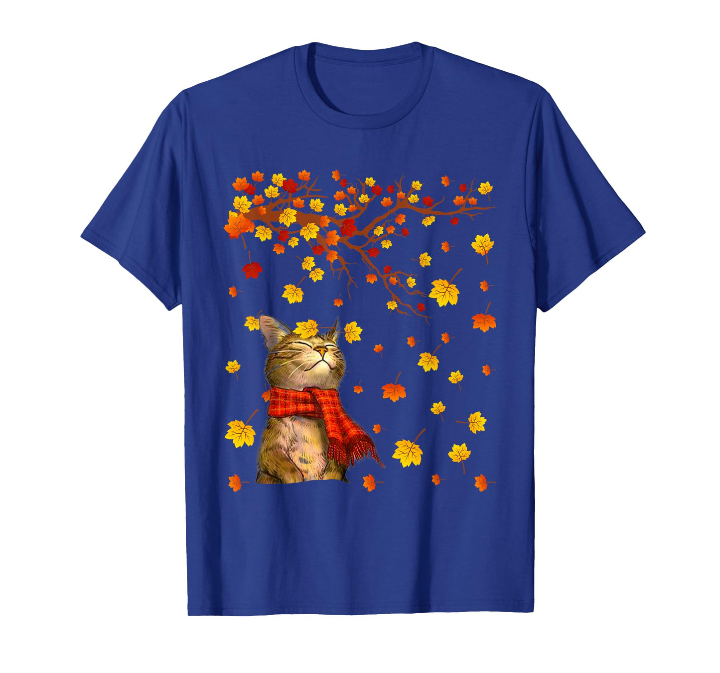 Cute Cat Kitty Kitten Paw Lover Autumn Fall Season present T-Shirt