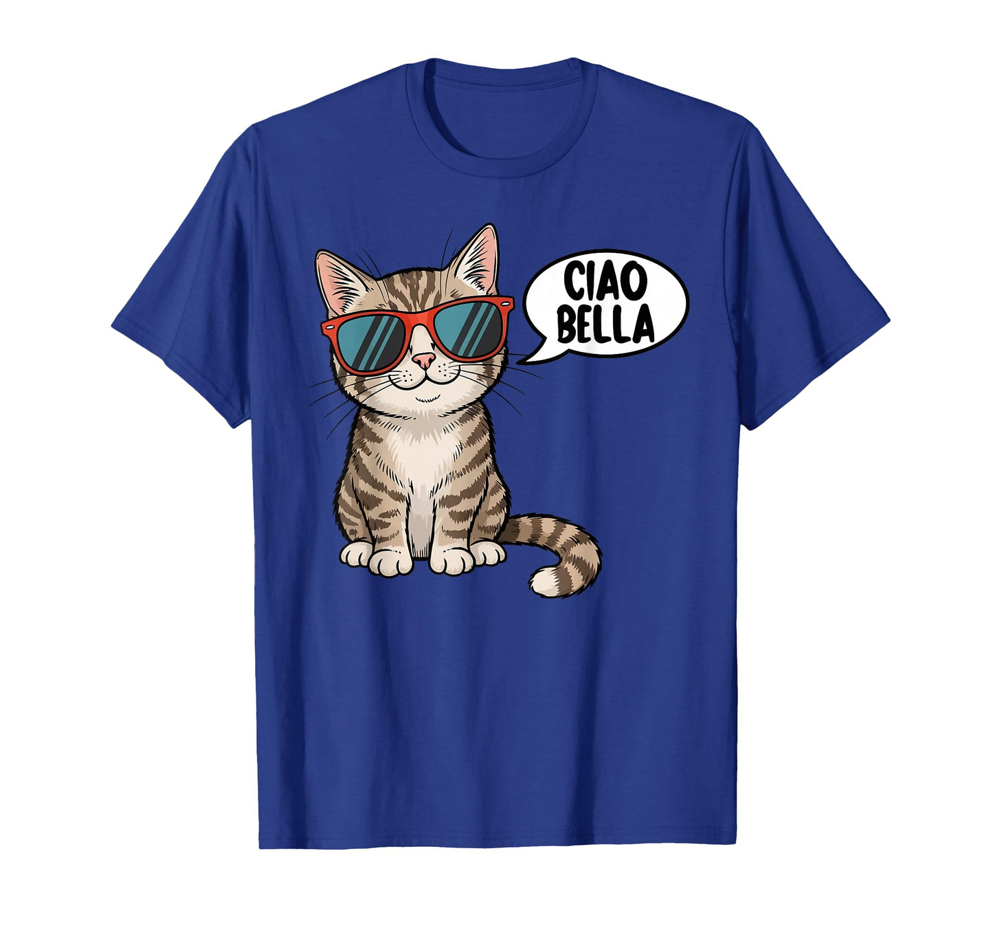 Ciao Bella Cat With Sunglasses T-Shirt