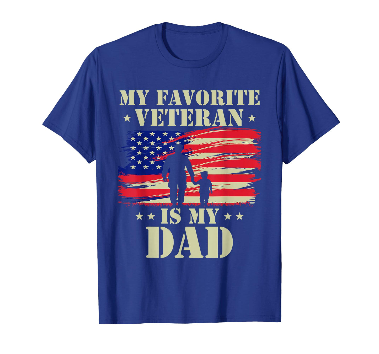 Father Veterans Day My Favorite Veteran is My Dad Proud Kids T-Shirt