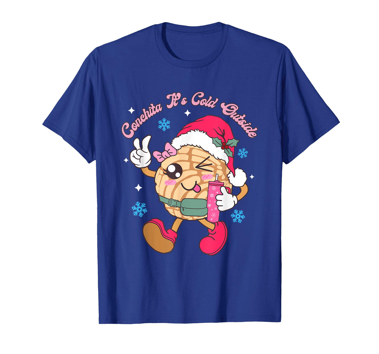 Conchita It's Cold Outside Concha Pan Dulce Mexican Xmas T-Shirt