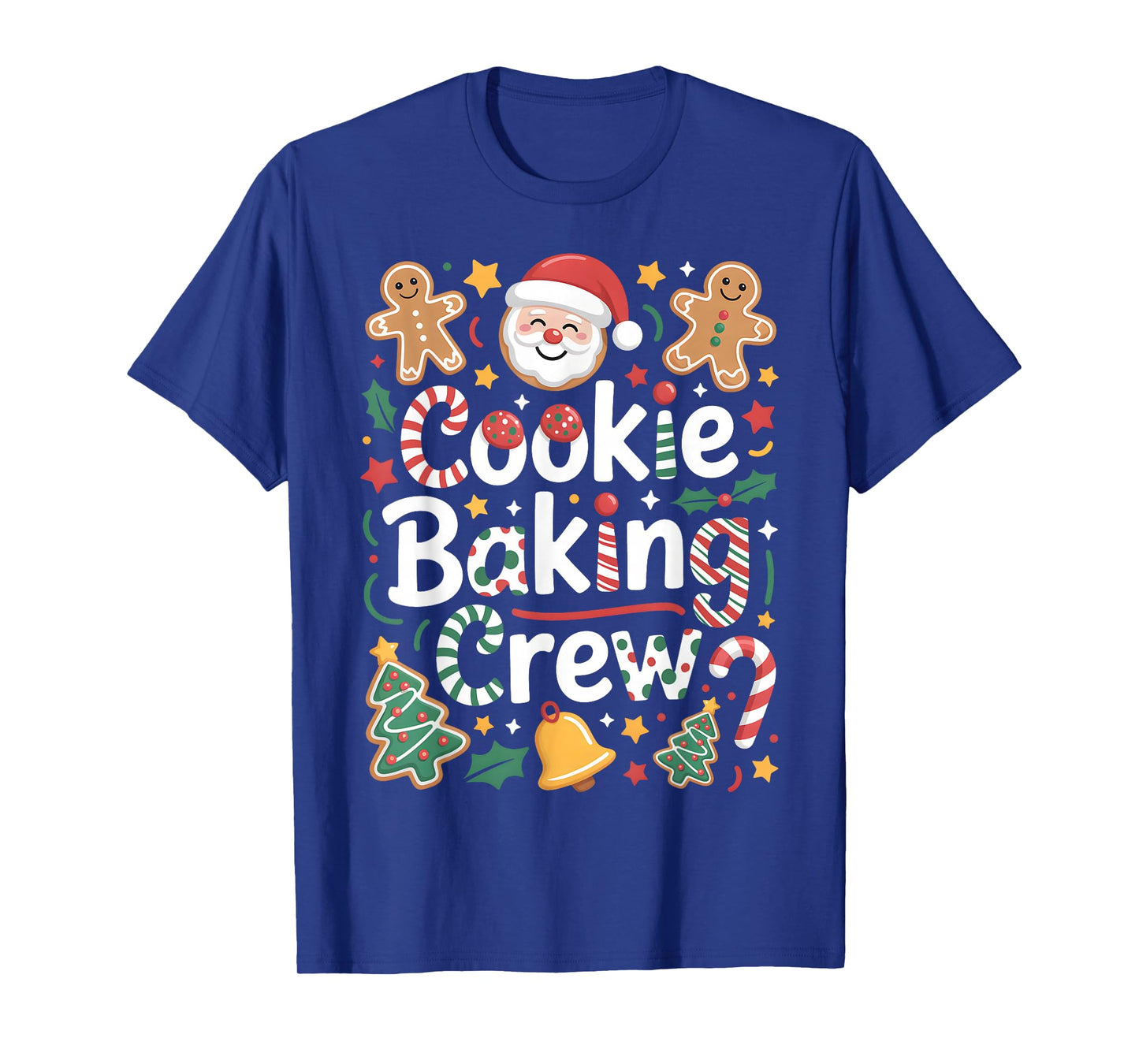 Cookie Baking Crew Matching Christmas Family Men Women Kids T-Shirt