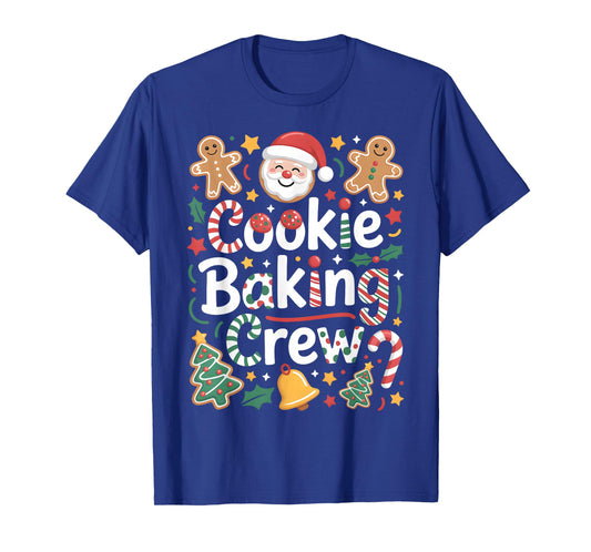 Cookie Baking Crew Matching Christmas Family Men Women Kids T-Shirt
