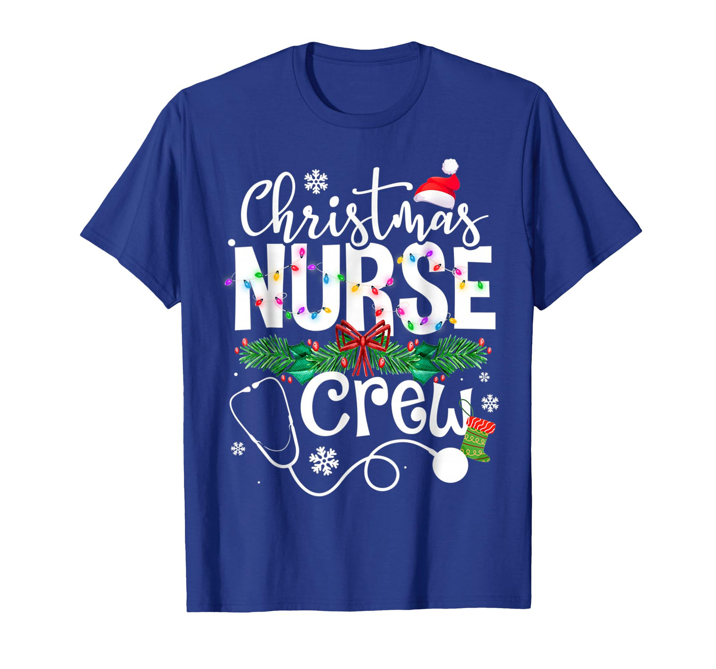 Christmas Nurse Crews Xmas Nursing Matching Holiday T-Shirt