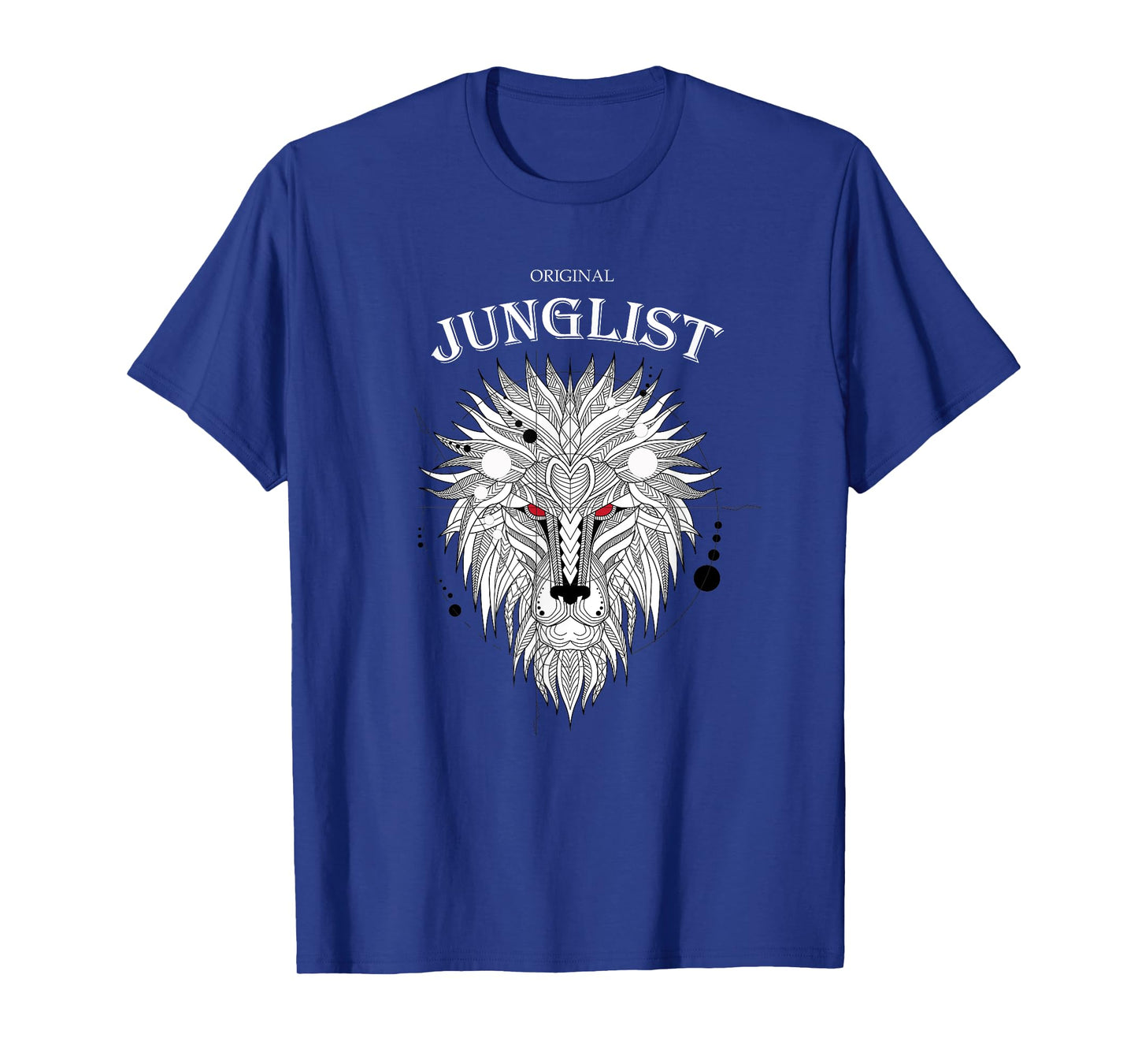 Drum and Bass Jungle music Junglist dnb Music Lion Head T-Shirt