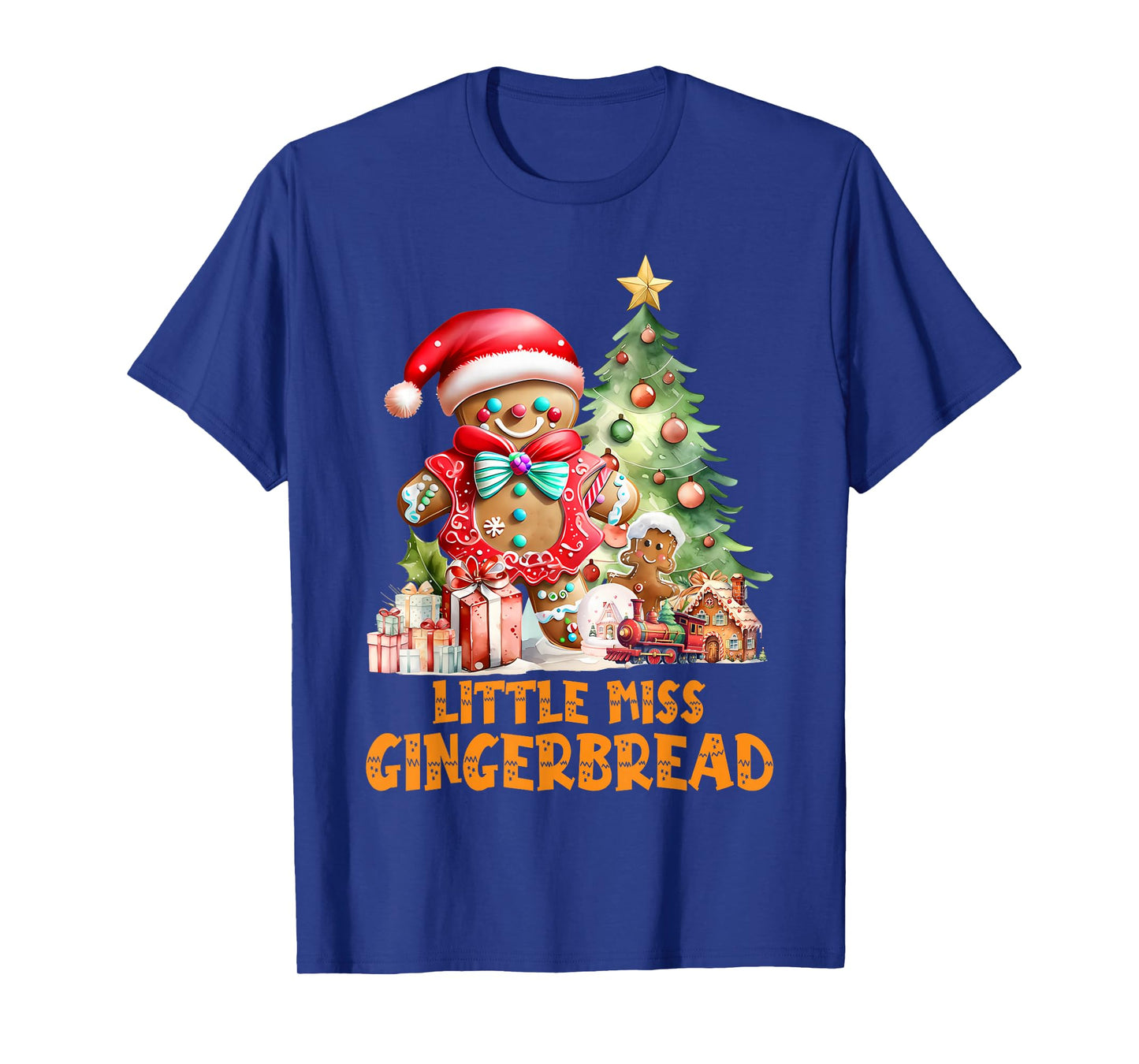 Little Miss Cookies Gingerbread Christmas Toddler Kids Girl T-Shirt