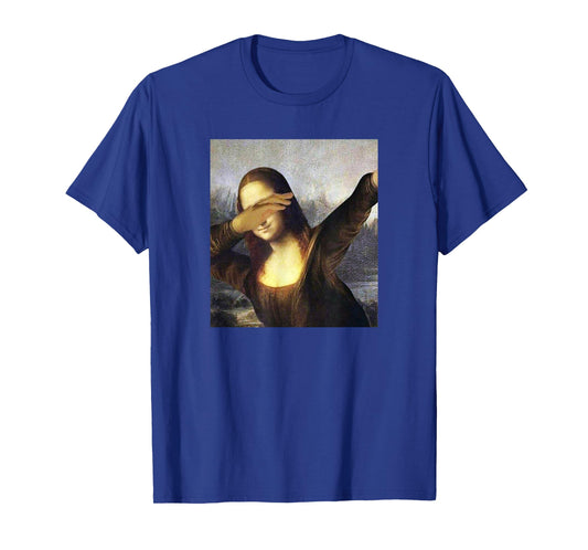 Dabbing Mona Lisa Dab Funny Memes Dabbing Dab Fun T-Shirt