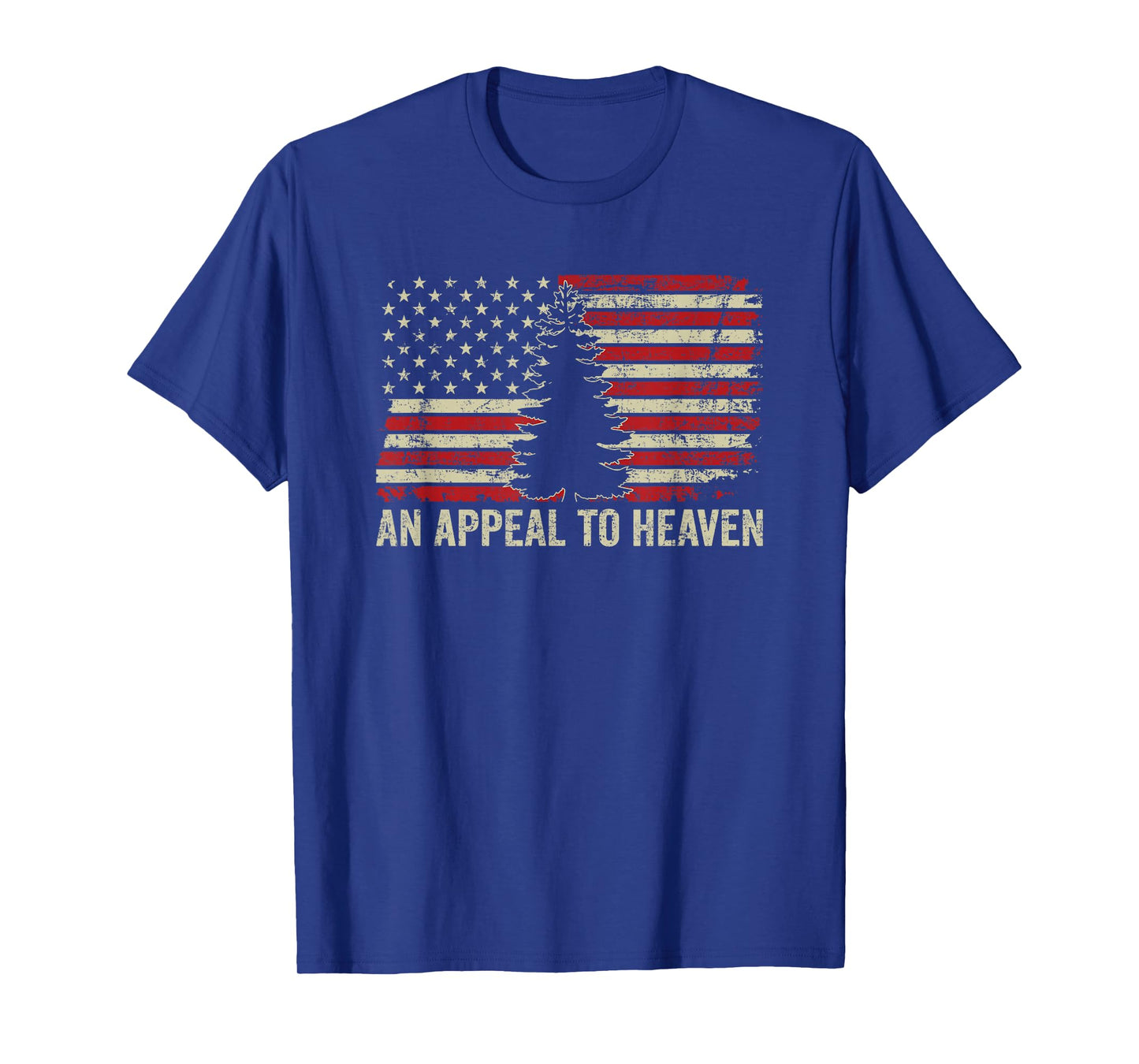 an Appeal to Heaven - USA Revolution Pine Tree American Flag T-Shirt