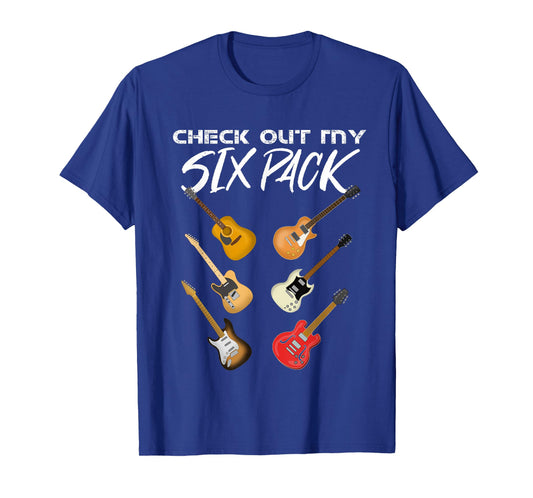 Check Out My Six Pack Guitar T-Shirt