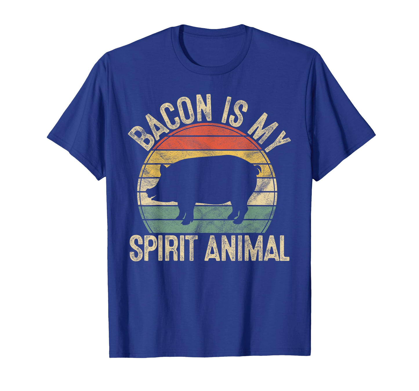 Bacon Is My Spirit Animal Gift Retro BBQ Costume Pork Grill T-Shirt