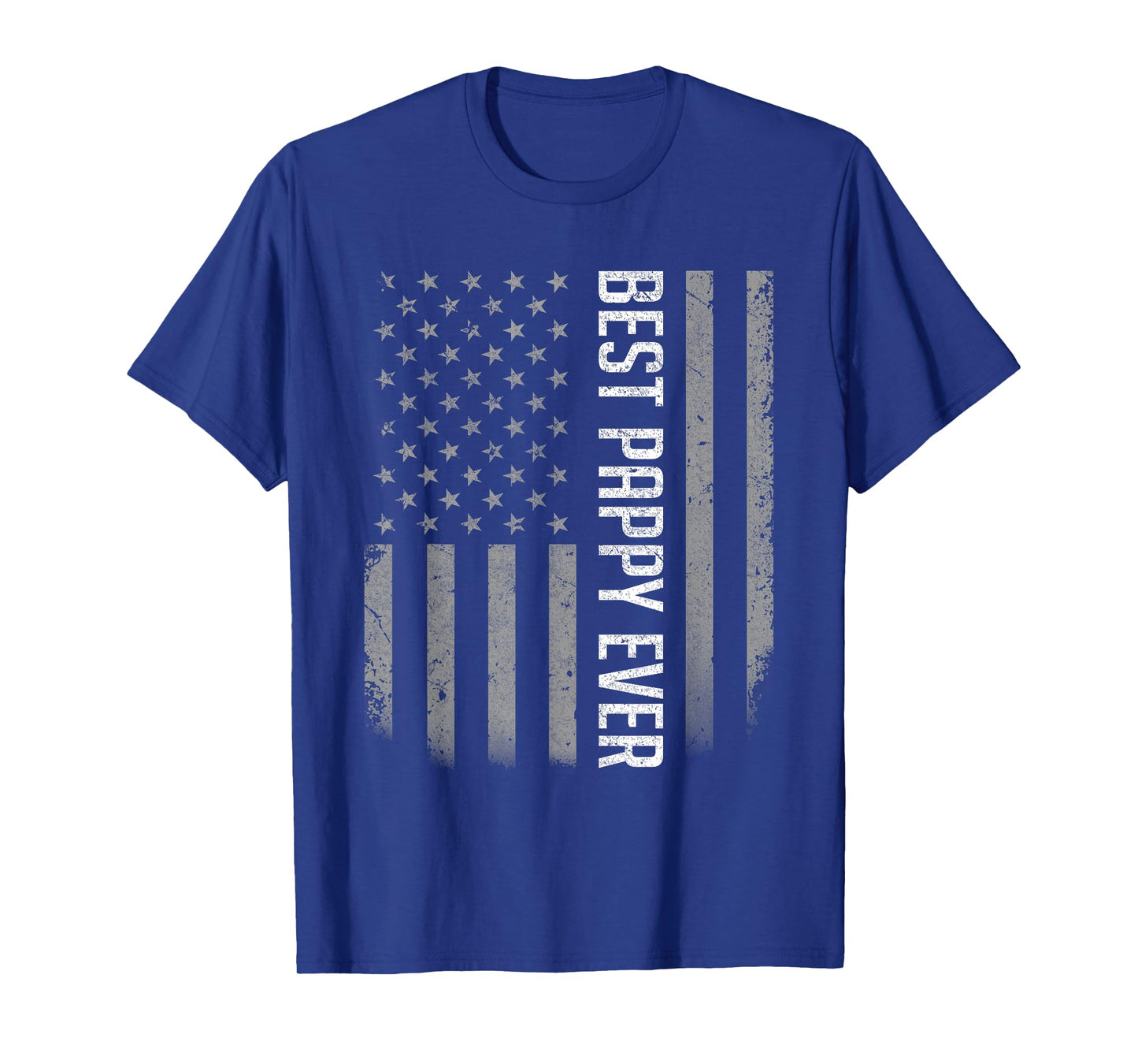 American Flag Dad Shirt Gift for Fathers Day Best Pappy Ever T-Shirt for Men