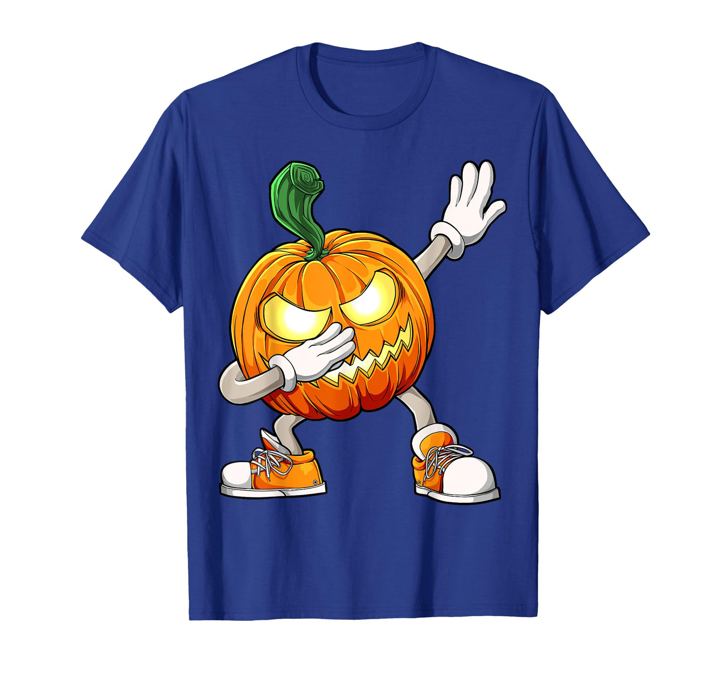 Halloween Boys Dabbing Scary Pumpkin Jack O Lantern Dab T-Shirt