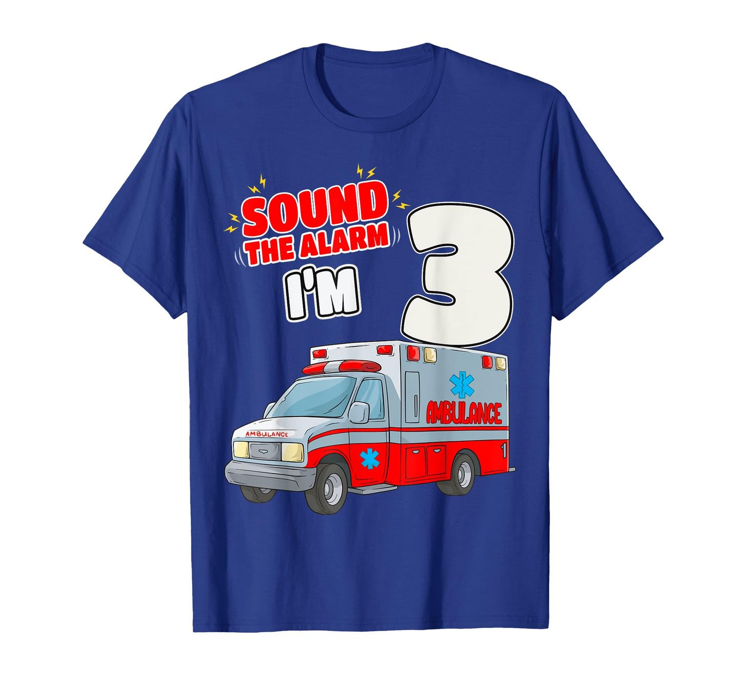 3rd Birthday Medical Ambulance EMT 3 Years Old EMS Paramedic T-Shirt