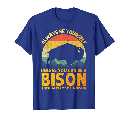Cool Bison Design for Men Women Buffalo Animal Lovers Bison T-Shirt