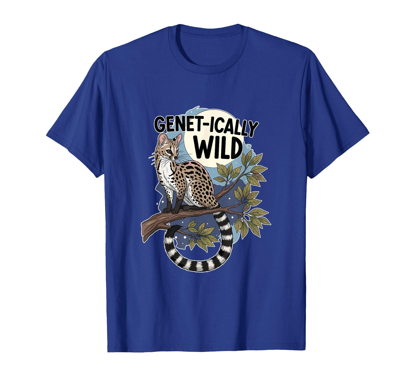 Genet-ically Wild Funny Genet Cat Lover T-Shirt