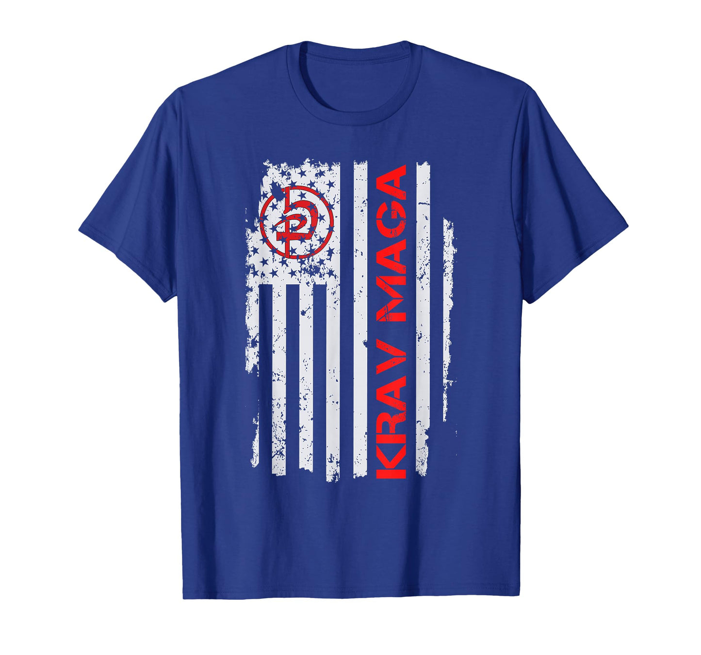 Krav Maga USA American Flag Symbol Fan Vintage T-Shirt