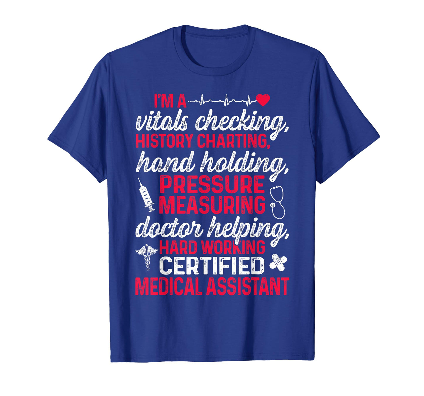 CMA Certified Medical Assistant Chart Assisting T-Shirt