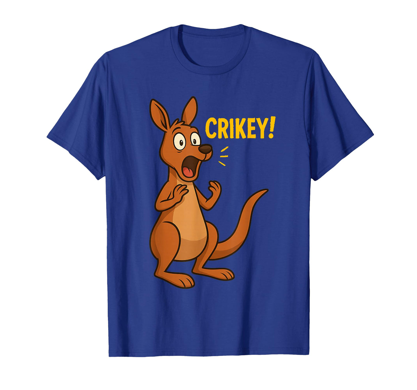 Australian Crikey Slang Funny Surprise Kangaroo Catch Phrase T-Shirt