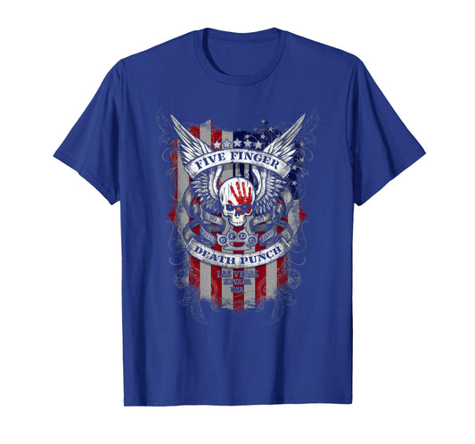 5FDP - No Regrets Stars & Stripes American Flag T-Shirt