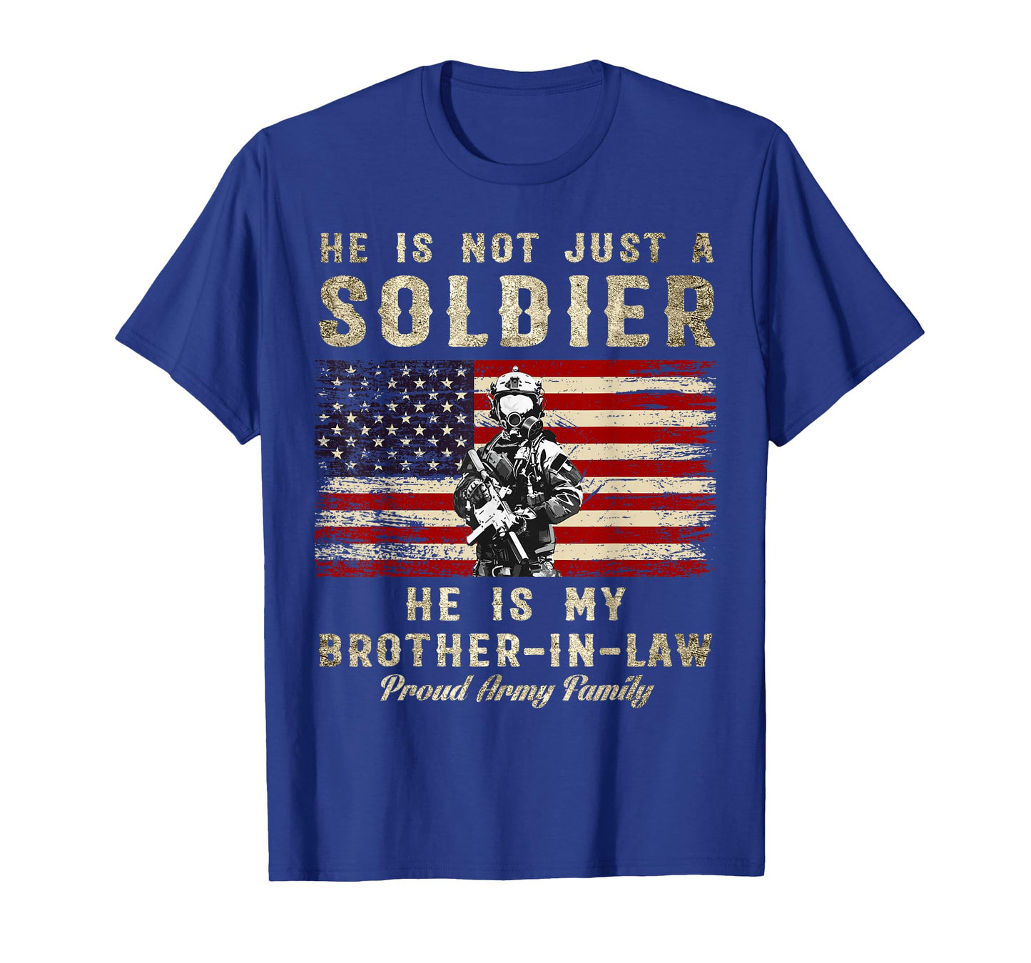 Brother In Law Proud Army Military Soldier Family Memorial T-Shirt
