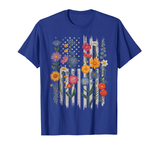 Wildflowers Floral Colorful Flowers T-Shirt