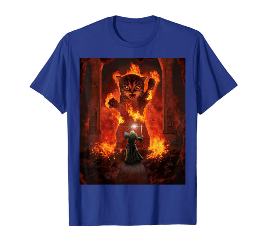 Balrog Cat Funny Kitten Kitty Cat Lover Men Women T-Shirt
