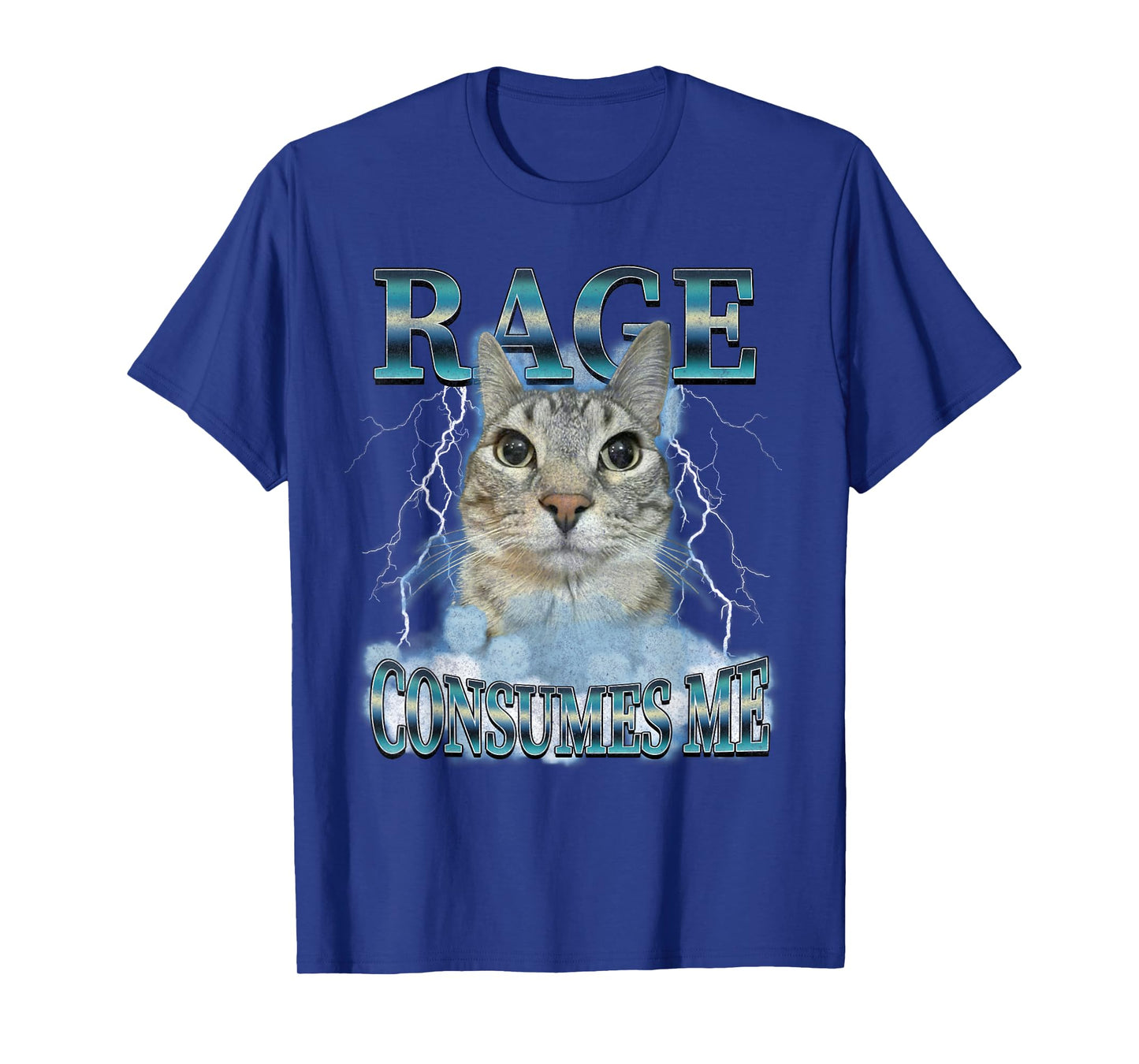 Rage Consumes Me Cat Meme Funny Saying Silly Cats Joke T-Shirt