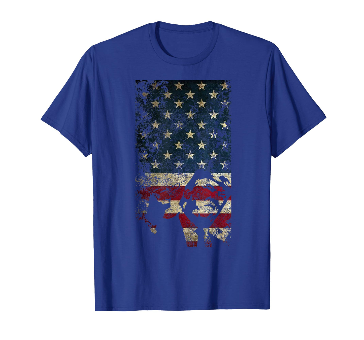 Trump American Flag Patriotic Jersey Politics USA T-Shirt