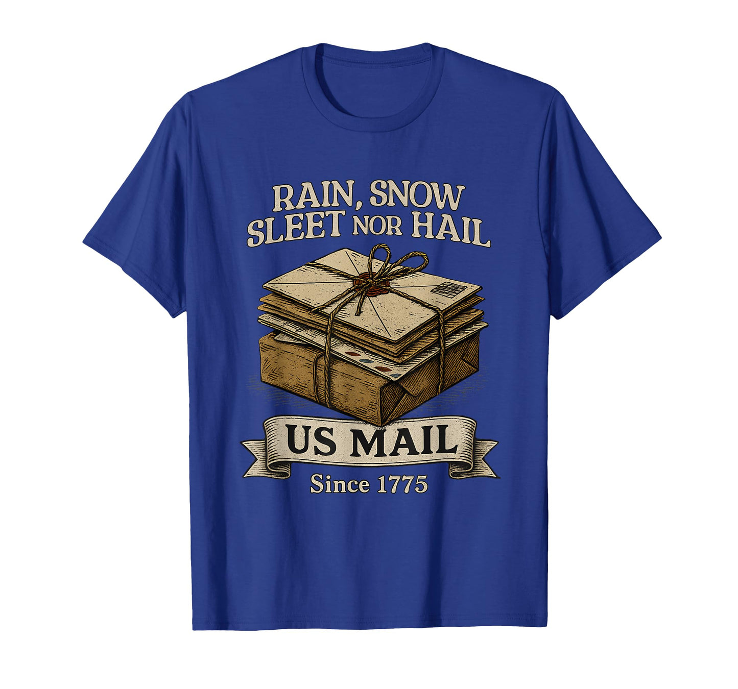 Postal Worker Delivering U.S. Mail 1775-2025 250 Years T-Shirt