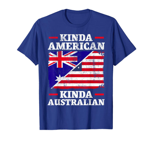 Kinda American Kinda Australian America Australia USA T-Shirt