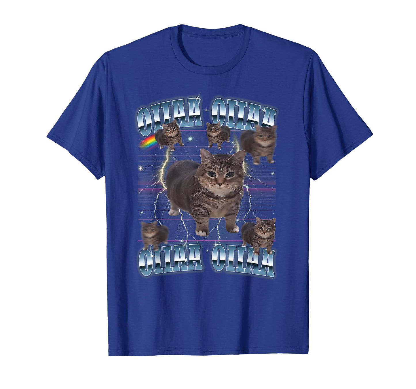 OIIA OIIA CAT Spinning Cat Meme Funny Trendy Cat T-Shirt for Men Women Kids