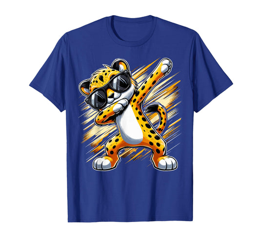 Dabbing Cheetah Sunglasses T-Shirt