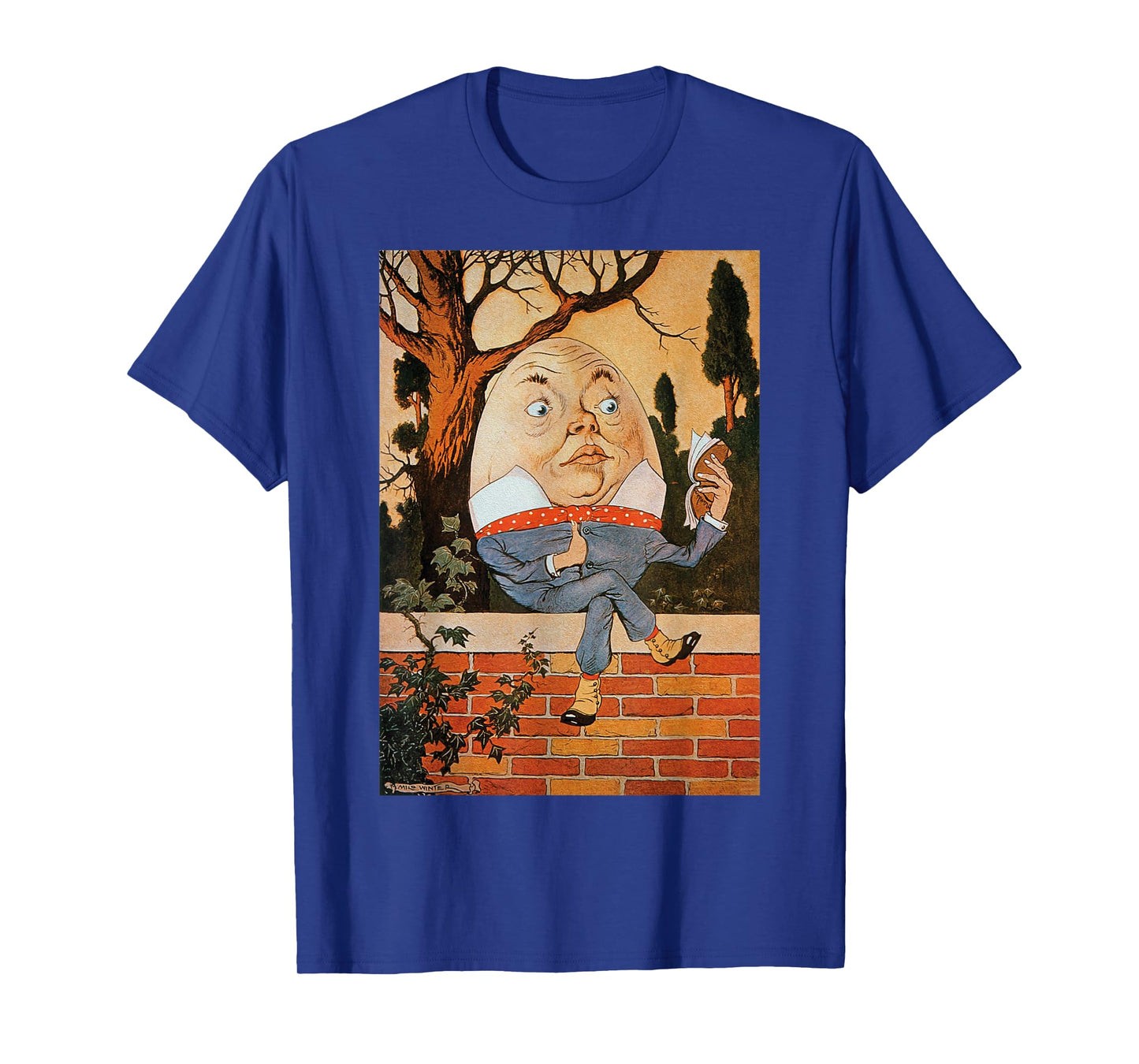 Classic Fairytale Nursery Rhymes Humpty Dumpty Sat on a Wall T-Shirt